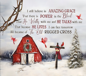 Amazing Grace through the Rugged Cross - Red Barn